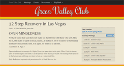 Desktop Screenshot of greenvalleyclub.org